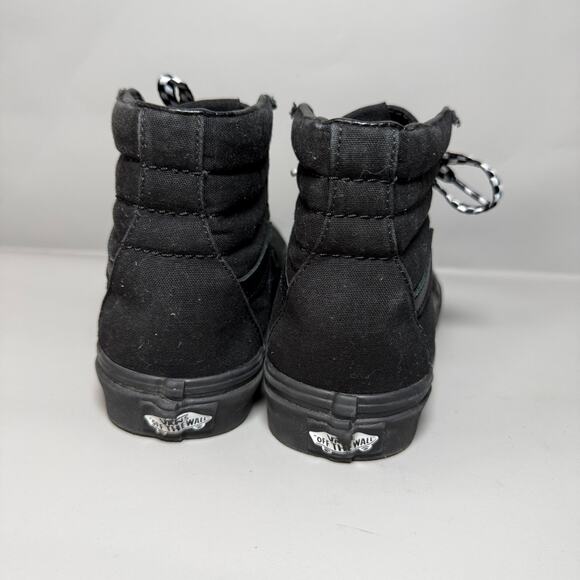 Black Vans SK8-Hi - Picture 4 of 8